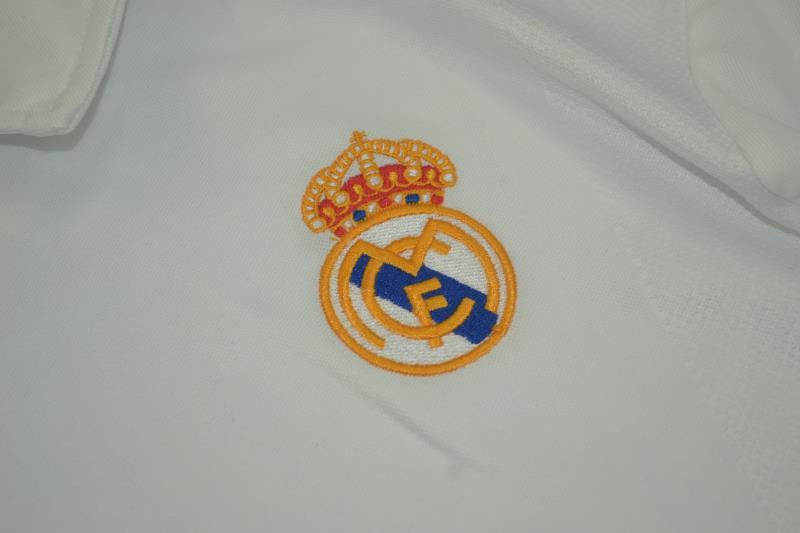 Camisa Real Madrid UCL Final Home 2002 - Versão Retrô "Raul" Nº 7