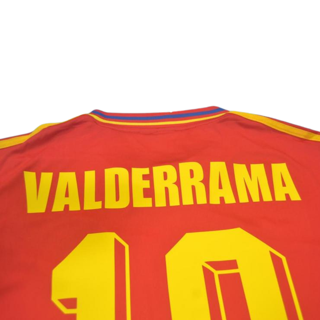 Camisa Retrô Colômbia Home 1990 "Valderrama" N°10