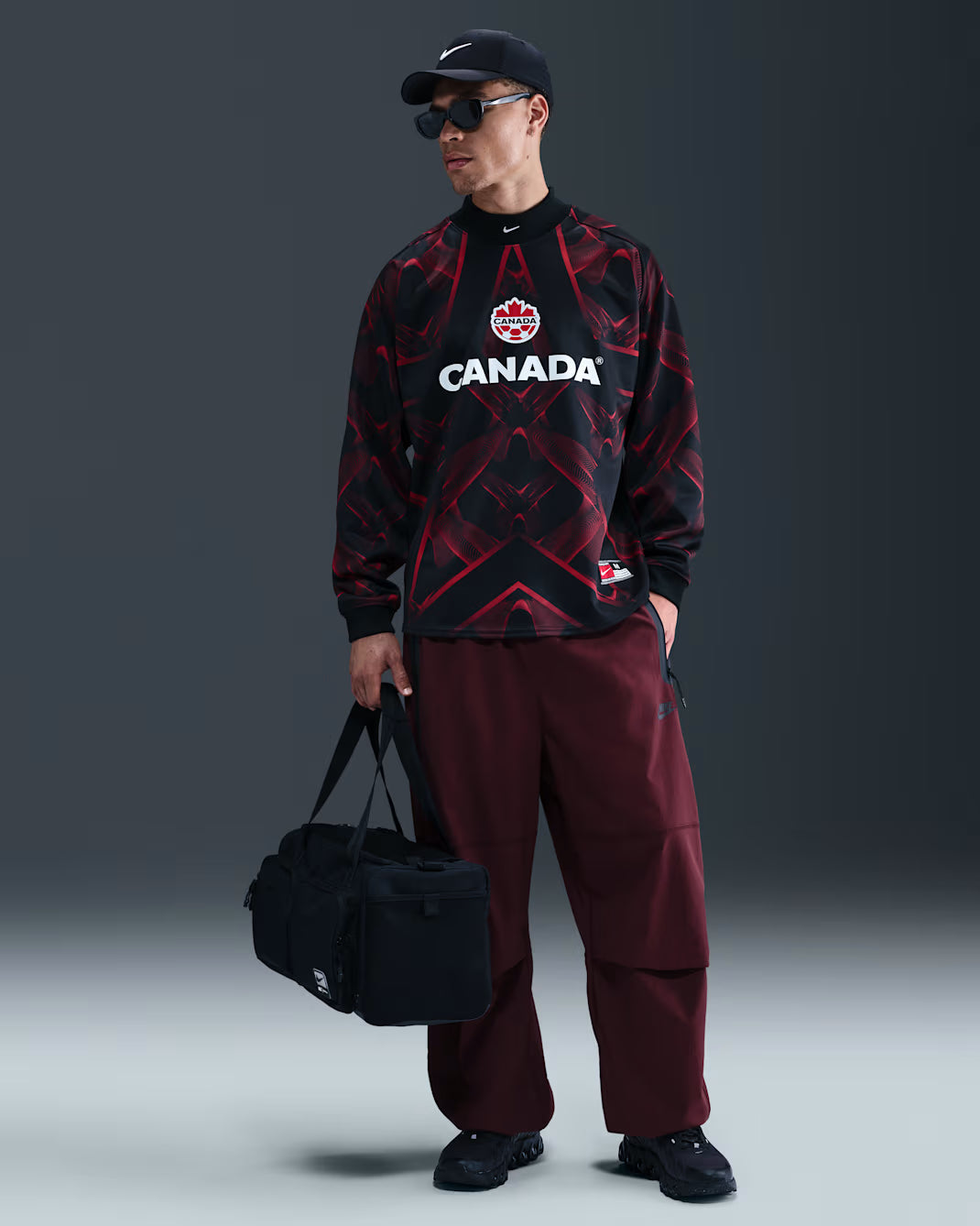 Camisa Nike Canadá 2025/26 Goleiro Manga Longa