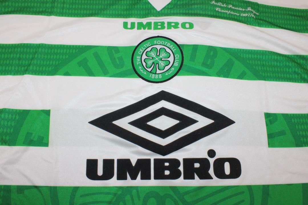 Camisa Celtic Home 98/99 - Versão Retrô "Moravcik" Nº 25
