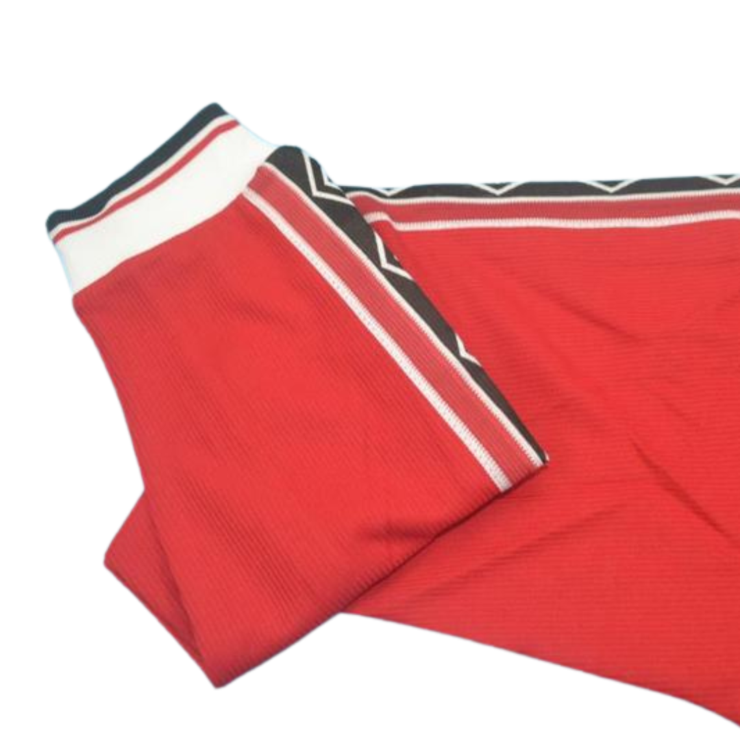 Camisa Manchester United Manga Longa Home 98/99 - Versão Retrô