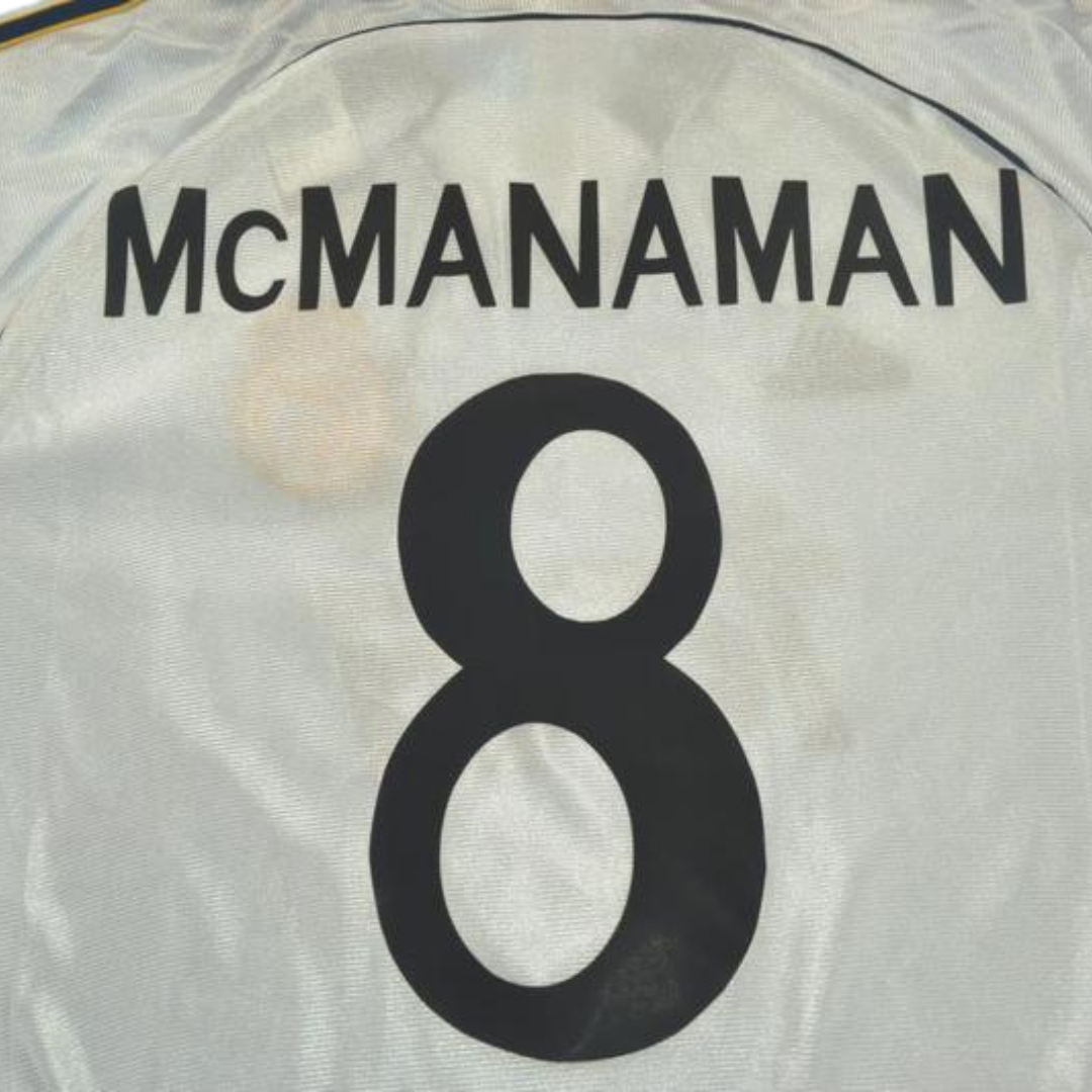 Camisa Real Madrid Home 98/00 - Versão Retrô "McManaman" Nº 8