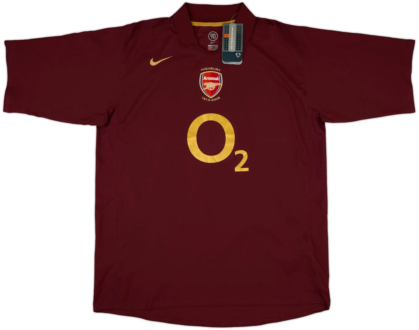 Camisa Arsenal Home 05/06 - Versão Retrô "Henry" Nº 14