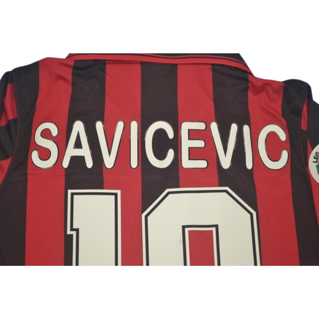 Camisa Retrô Milan Home 96/97 "Savicevic" N°.10