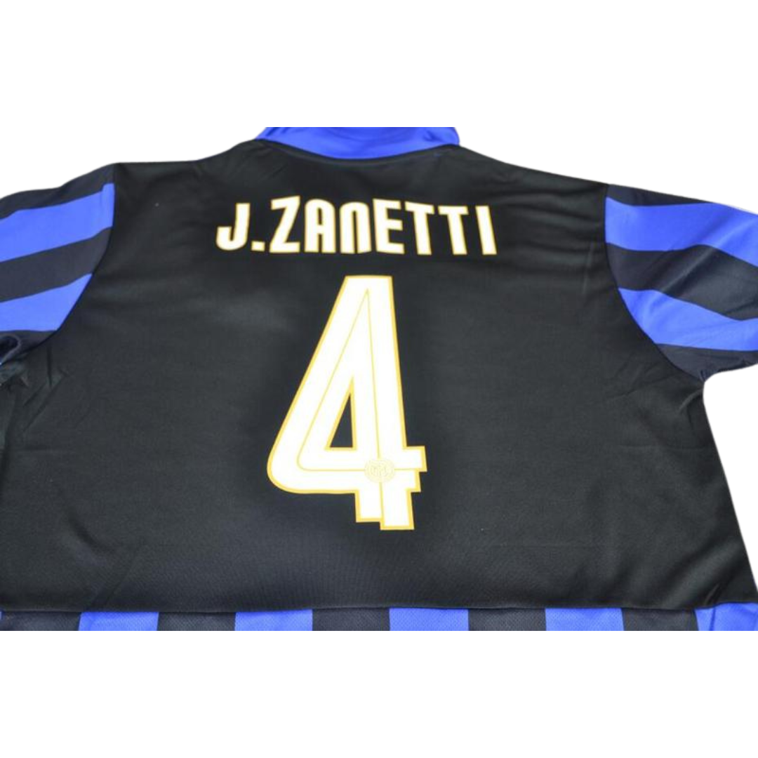 Camisa Retrô Inter de Milão Home 07/08 "J.Zanetti" N°.4