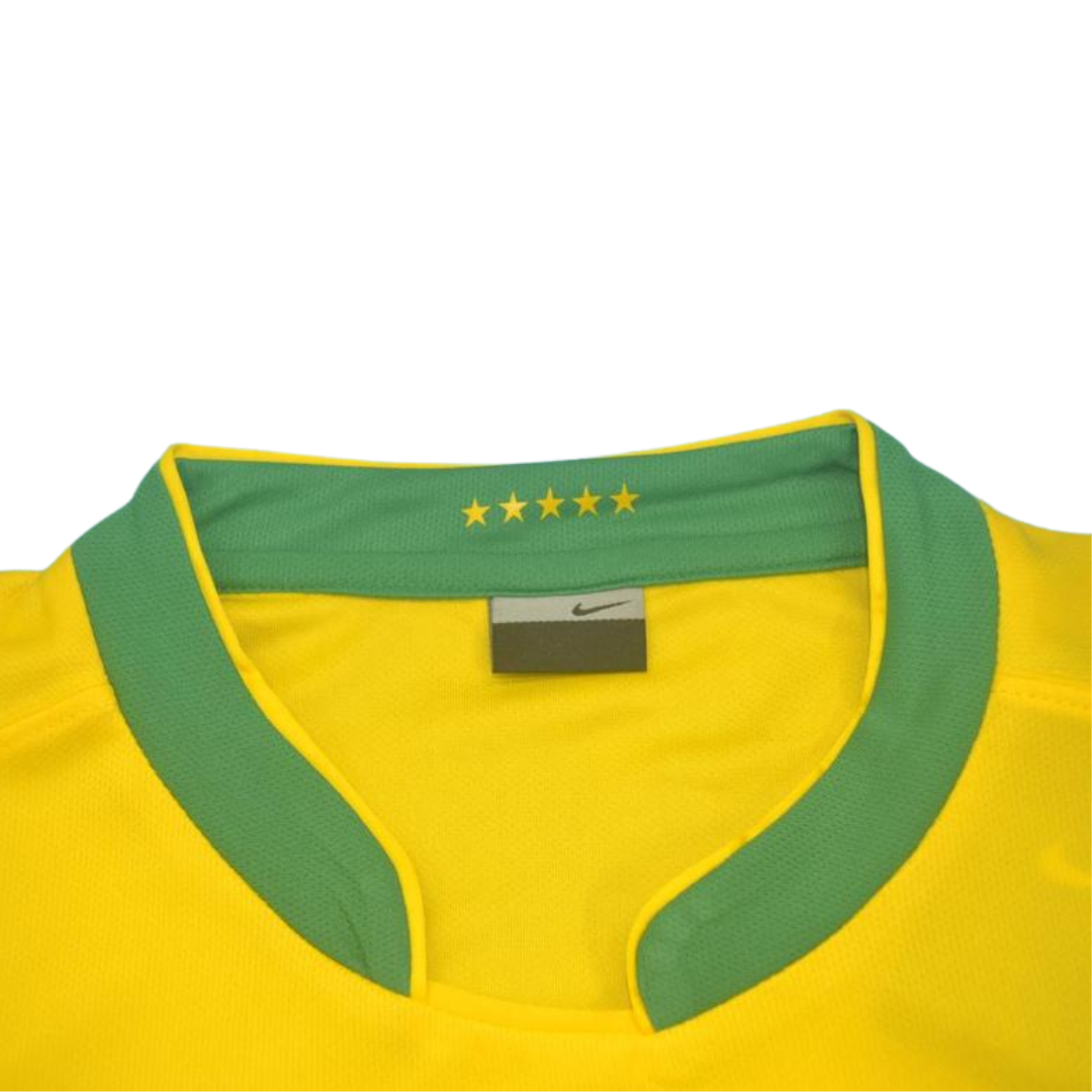 Camisa Retrô Brasil Home Copa do Mundo Versão 2006 "Kaká" N°.8