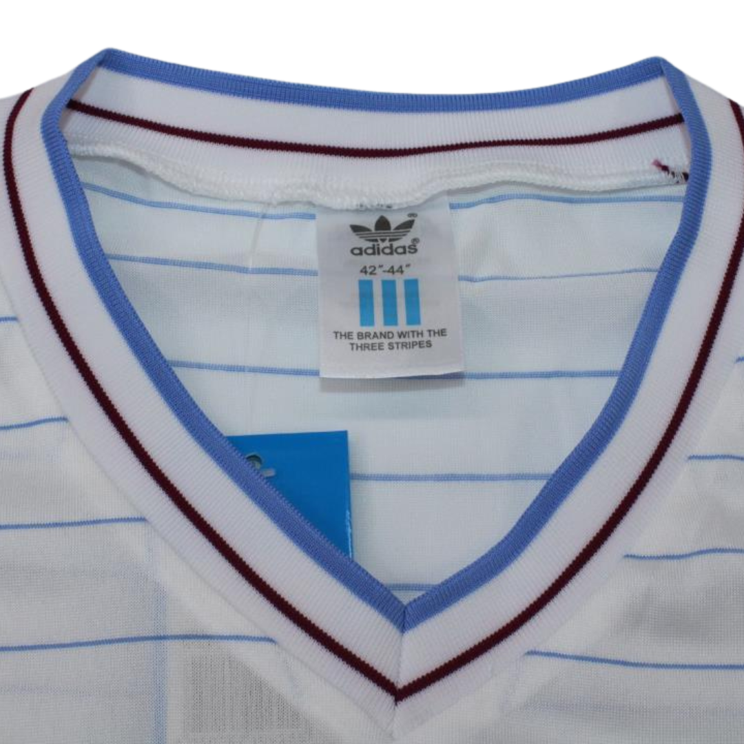 Camisa West Ham Away 1986 - Versão Retrô