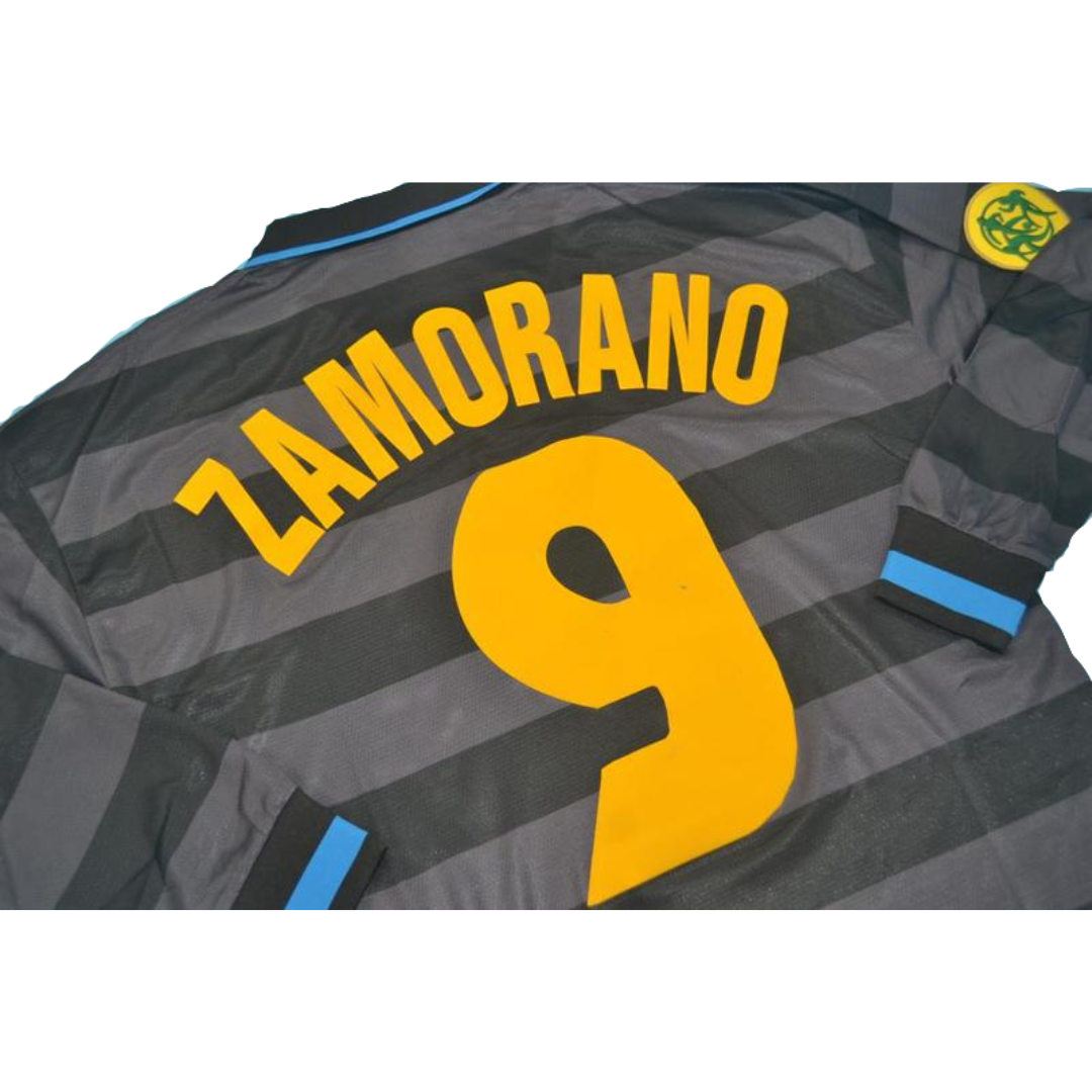 Camisa Inter de Milão Manga Longa 97/98 - Versão Retrô "Zamorano" Nº 9