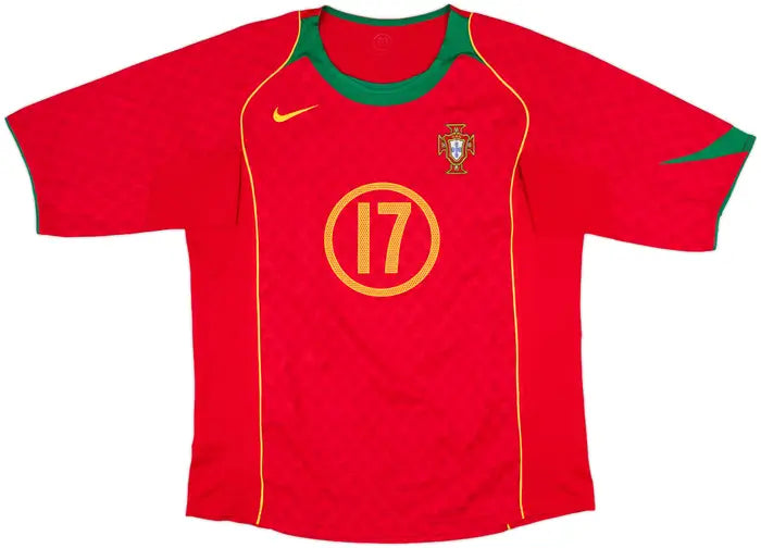 Camisa Retrô Portugal Home 2004 "C.Ronaldo" N°.17