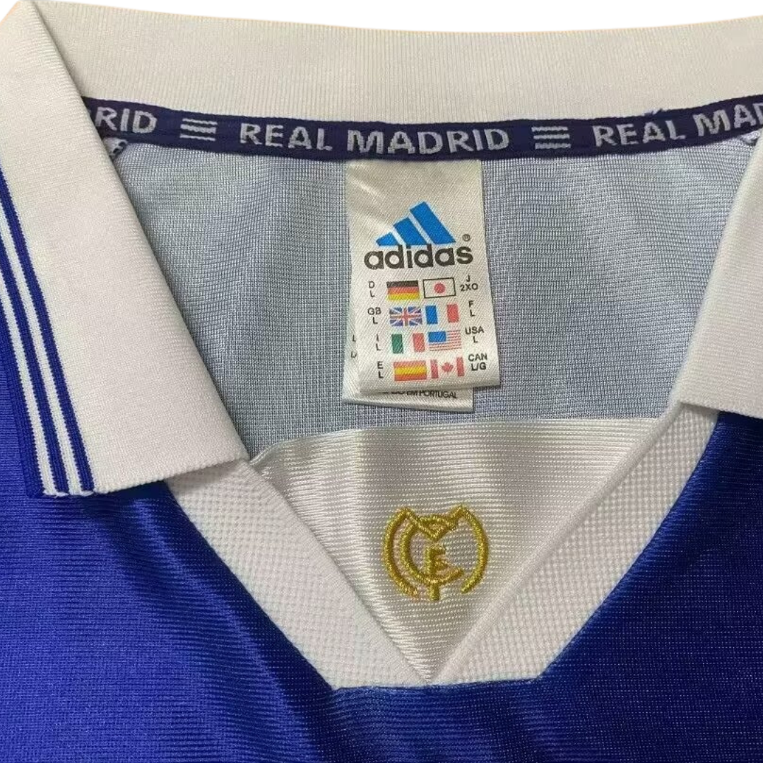 Camisa Real Madrid Manga Longa Away 98/99 - Versão Retrô