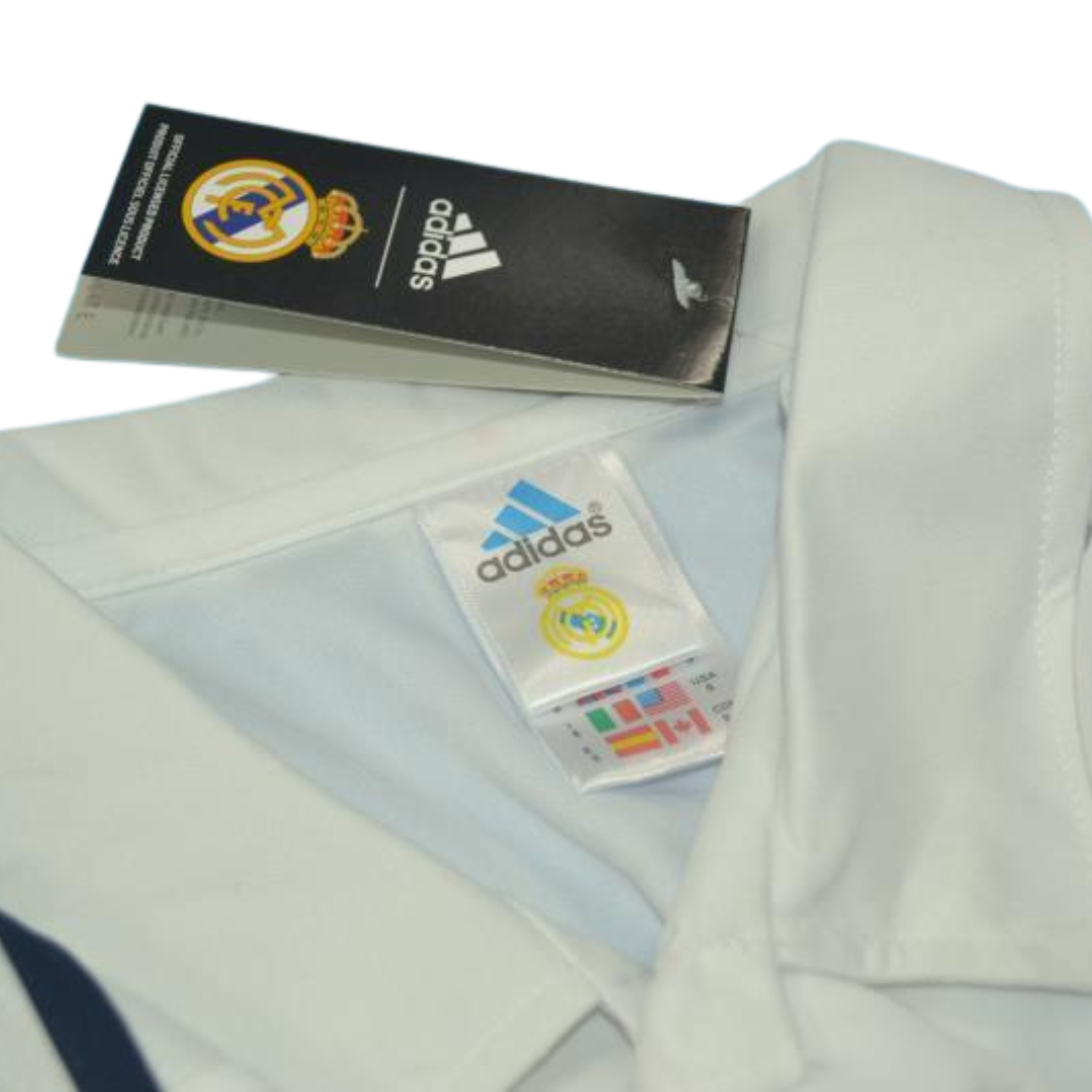Camisa Real Madrid Home 01/02 - Versão Retrô "Zidane" Nº 5
