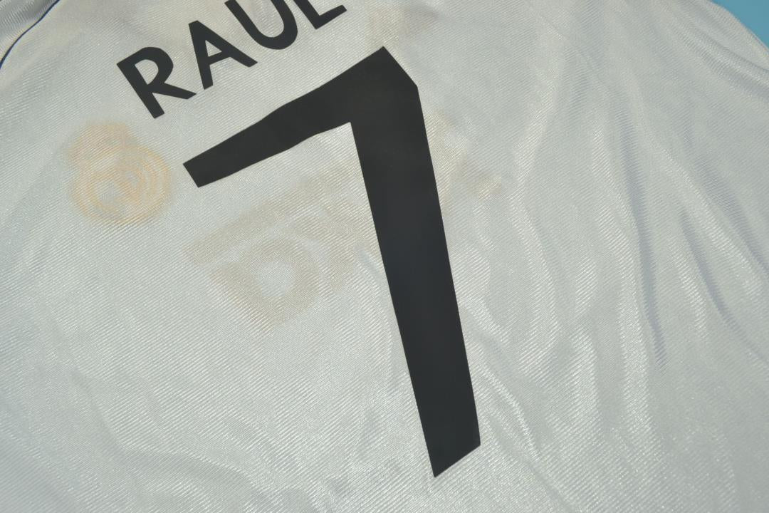 Camisa Real Madrid Home 98/00 - Versão Retrô "Raul" Nº 7
