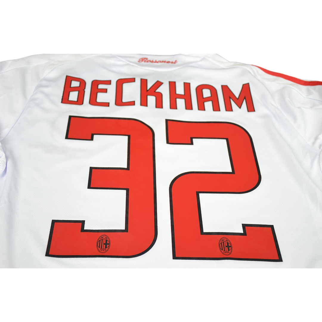 Camisa Milan Manga Longa 08/09 - Versão Retrô "Beckham" Nº 32
