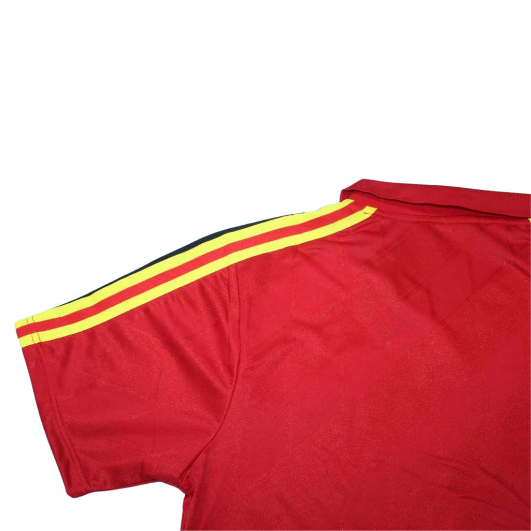 Camisa Retrô Bélgica Home Versão Jogador 1986
