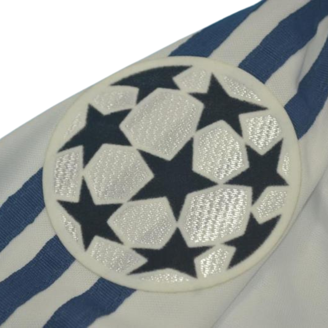 Camisa Real Madrid Manga Longa Home 01/02 - Versão Retrô