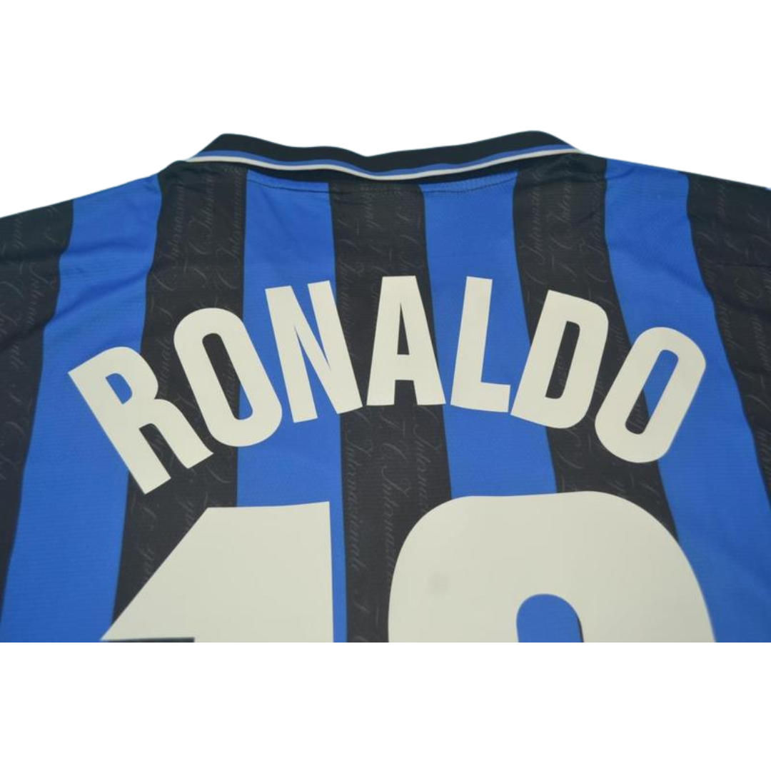 Camisa Retrô Inter de Milão Home 97/98 "Ronaldo" N°.10