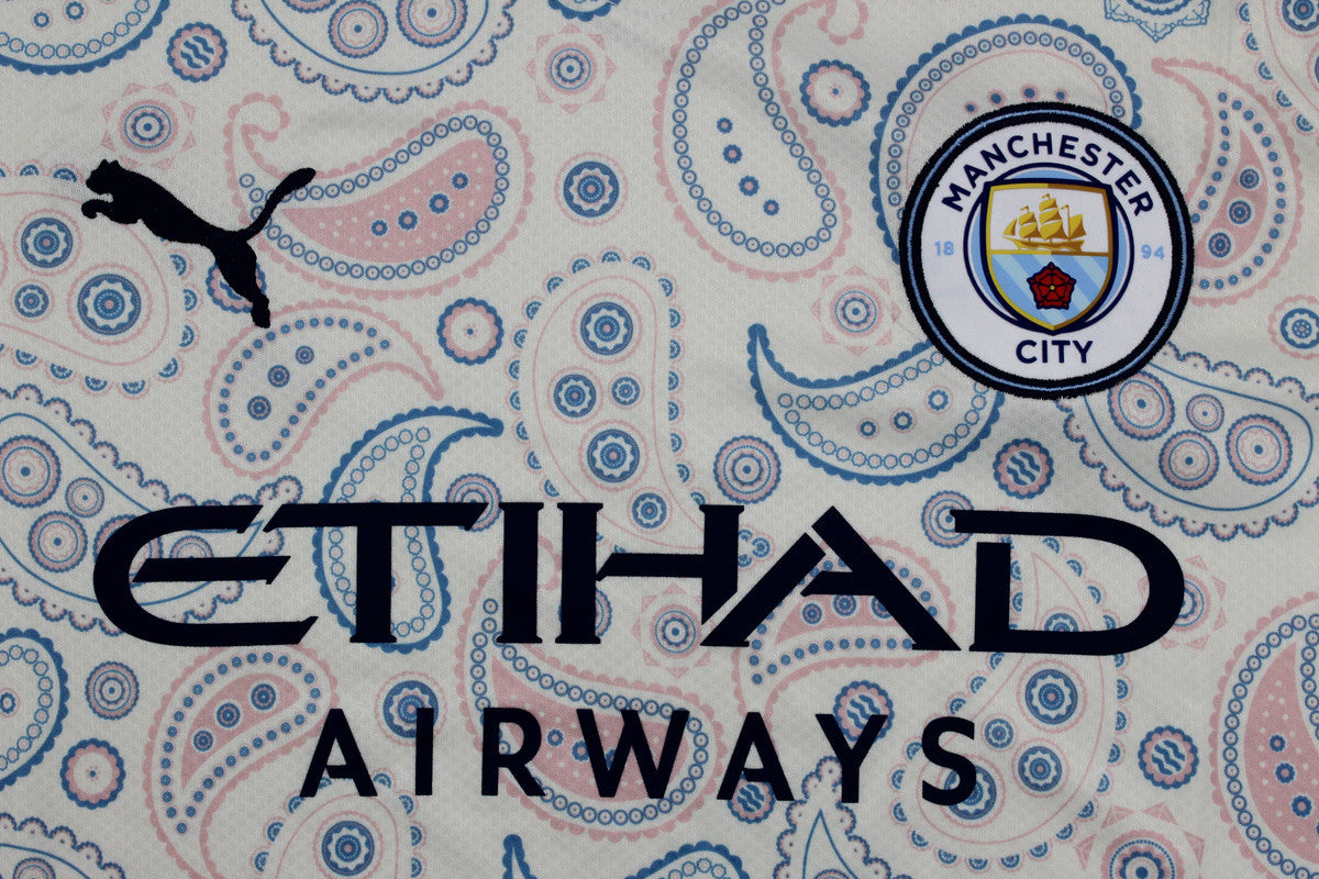 Camisa Manchester City Third Away 20/21 - Versão Retrô
