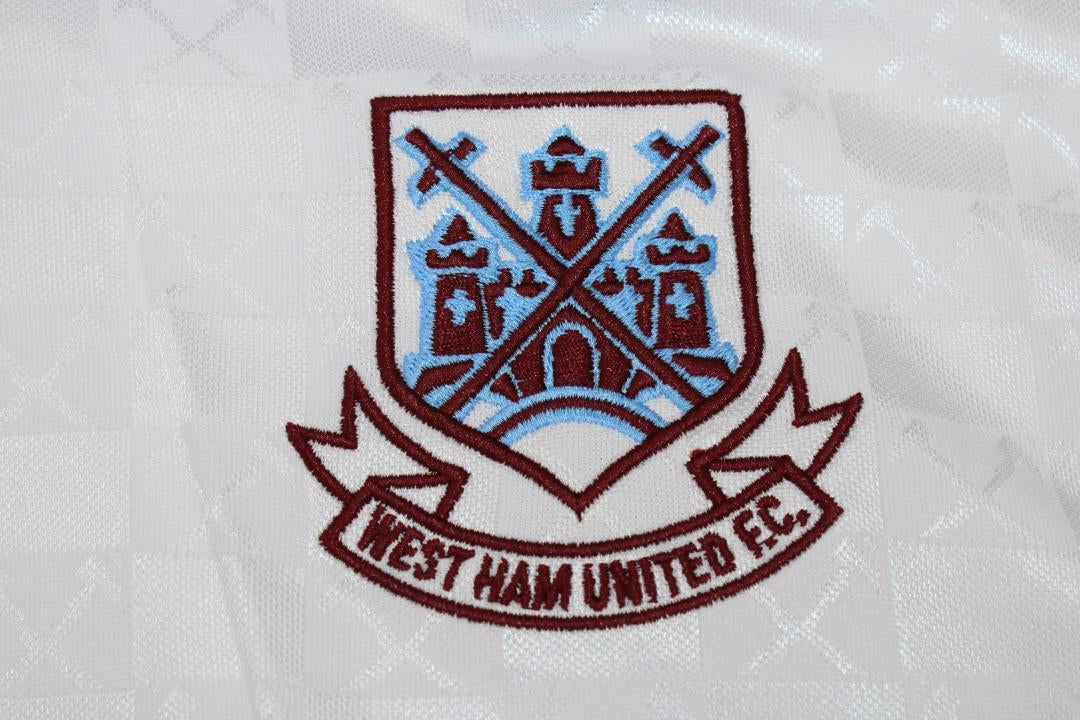 Camisa West Ham Away 89/90 - Versão Retrô