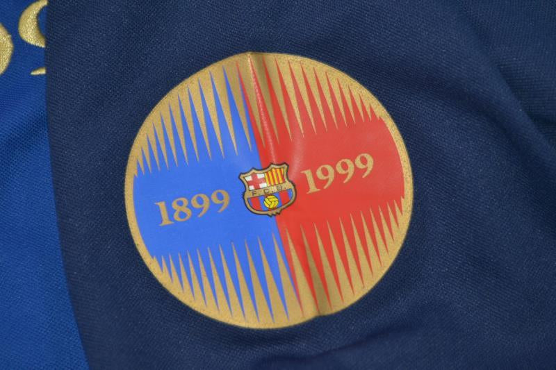 Camisa Barcelona Manga Longa Home 98/99 - Versão Retrô
