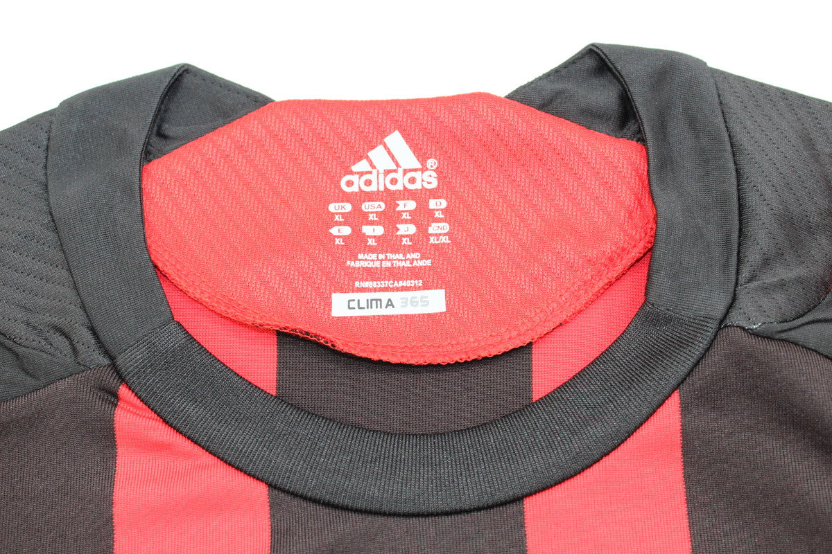 Camisa Milan Manga Longa Home 08/09 - Versão Retrô