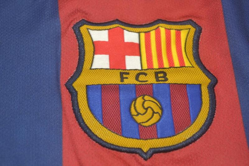 Camisa Barcelona Manga Longa 10/11 - Versão Retrô "David Villa" Nº 7
