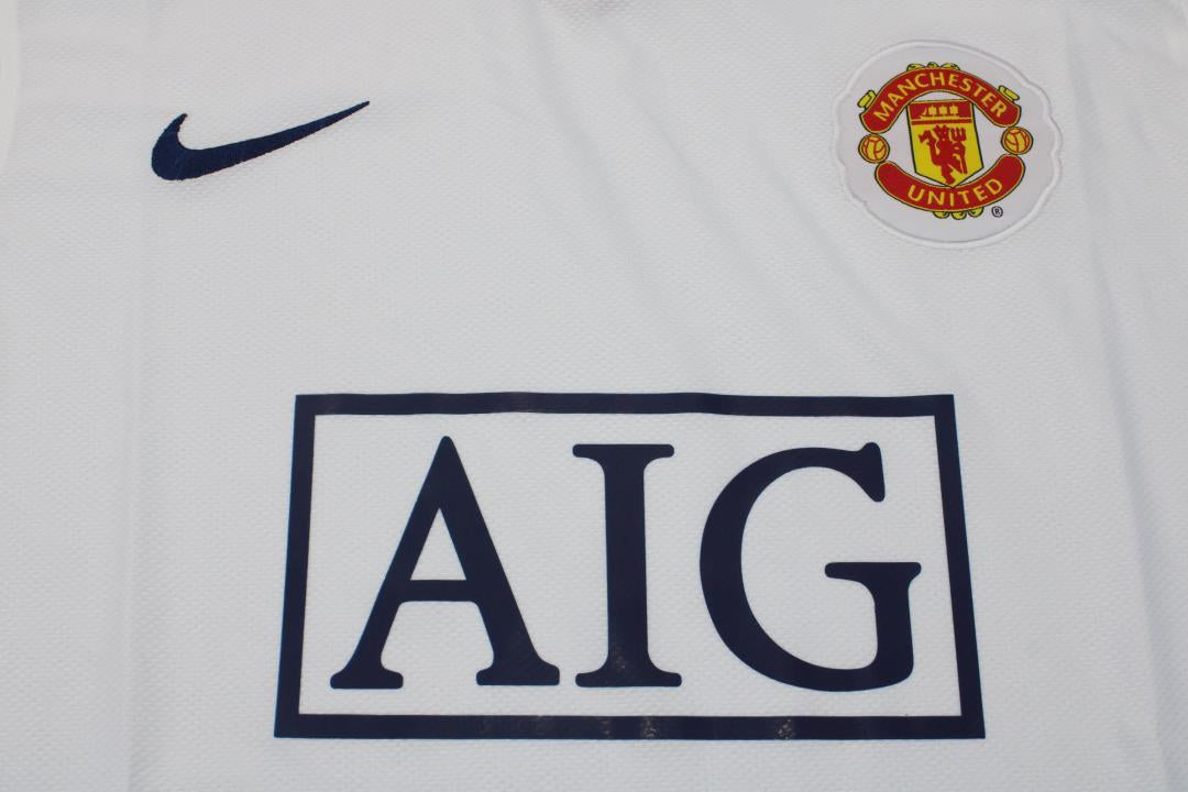 Camisa Manchester United Manga Longa Away 08/09 - Versão Retrô