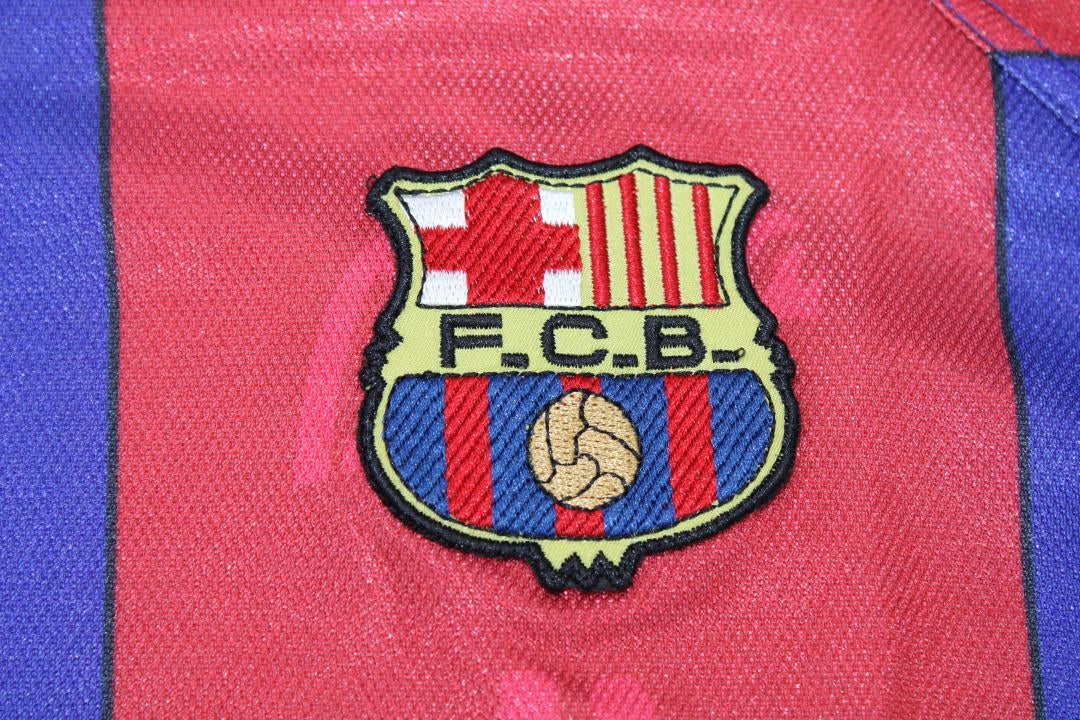 Camisa Barcelona Home 96/97 - Versão Retrô "Puyol" Nº 28