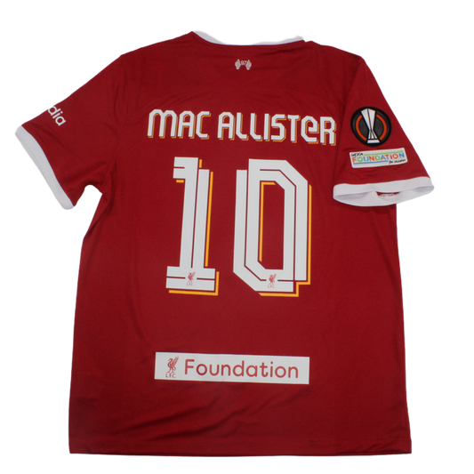 Camisa Liverpool Home 23/24 - Versão Retrô "Mac Allister" Nº 10