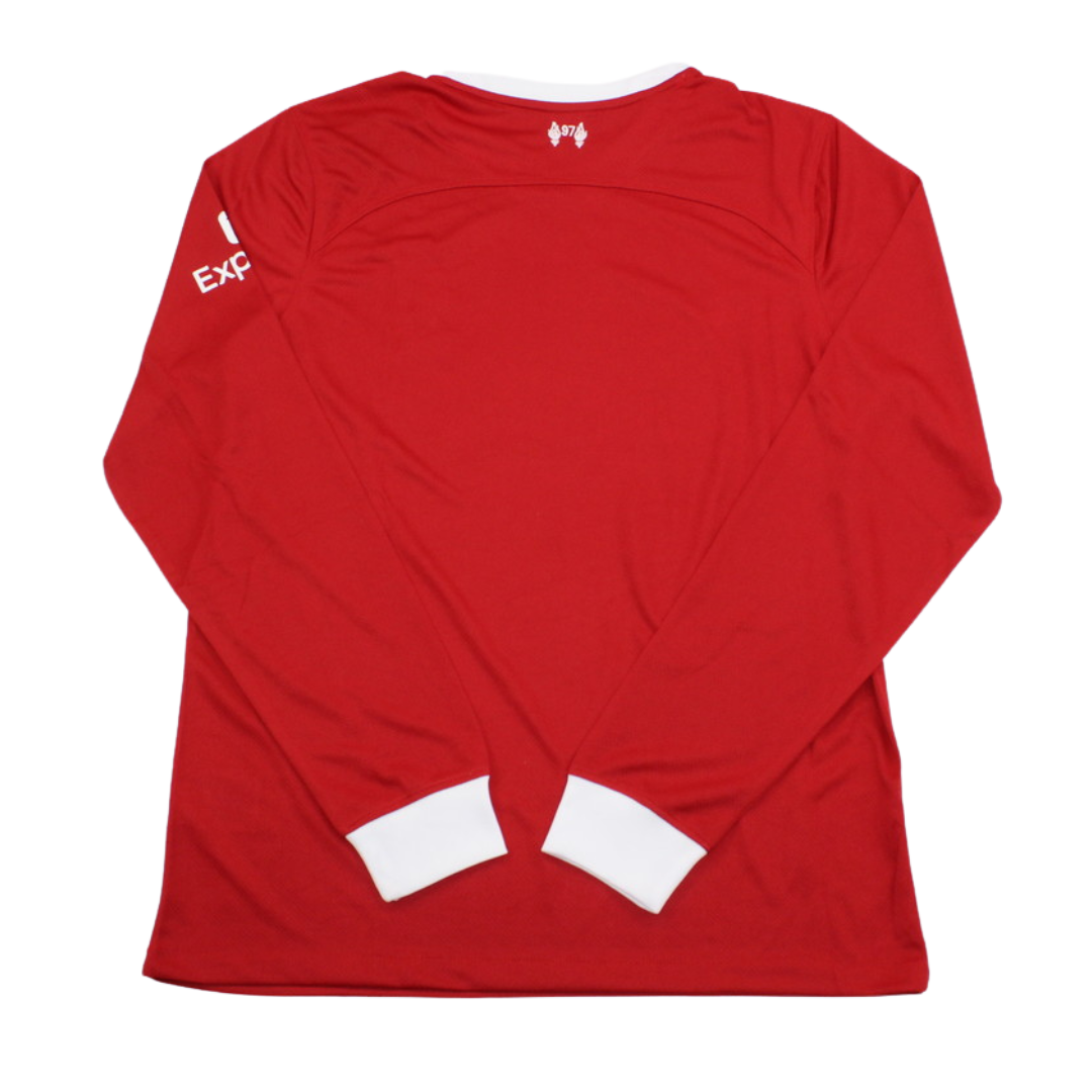 Camisa Liverpool Manga Longa Home 23/24 - Versão Retrô