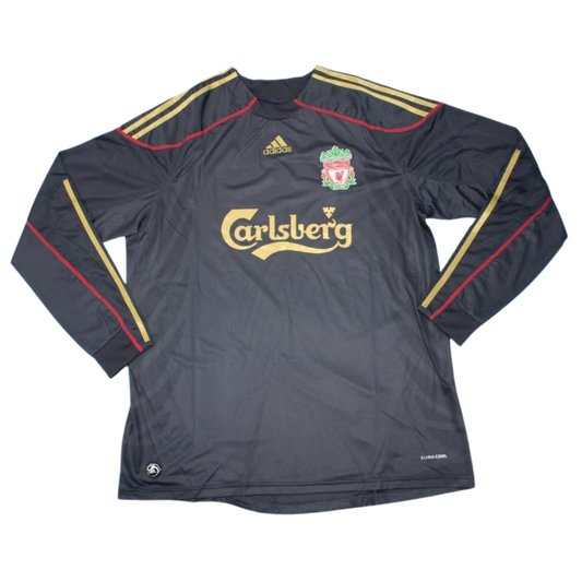 Camisa Liverpool Manga Longa Away 09/10 - Versão Retrô