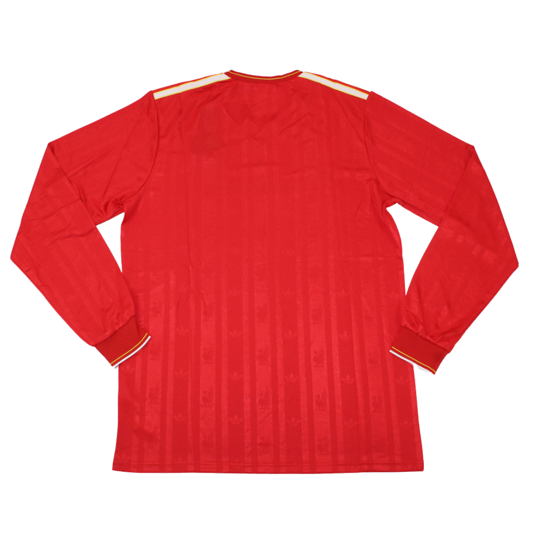 Camisa Liverpool Manga Longa Home 1986 - Versão Retrô