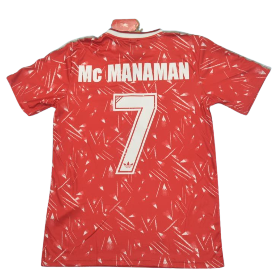 Camisa Liverpool Home 89/91 - Versão Retrô "McManaman" Nº 7