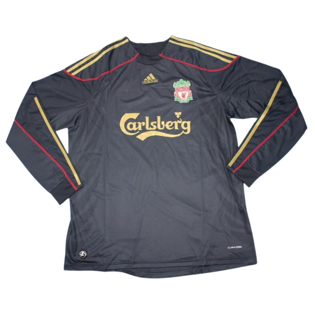 Camisa Liverpool Manga Longa 09/10 - Versão Retrô "Gerrard" Nº 8
