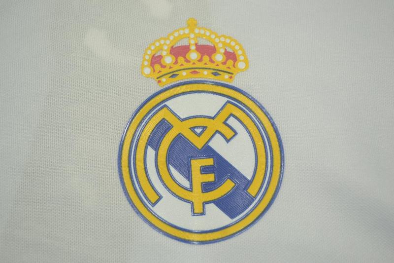 Camisa Real Madrid Manga Longa Home 16/17 - Versão Retrô