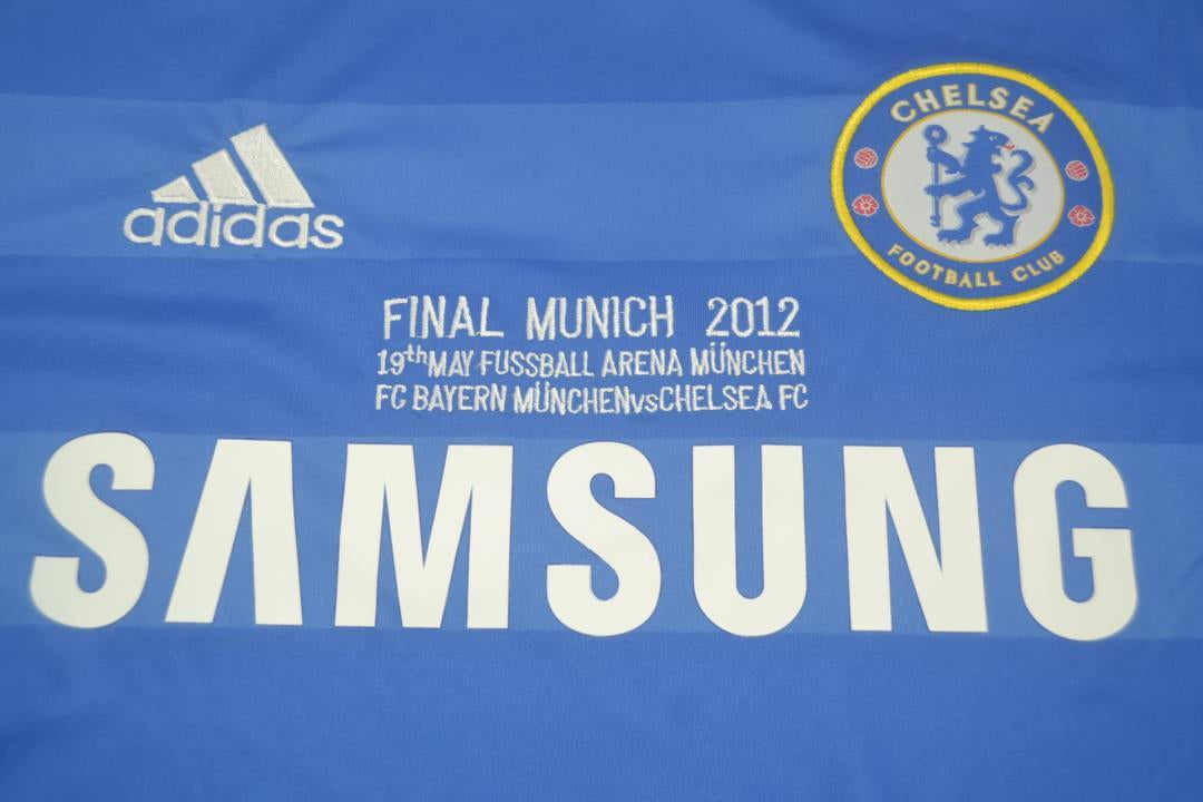 Camisa Chelsea Manga Longa Home 11/12 - Versão Retrô