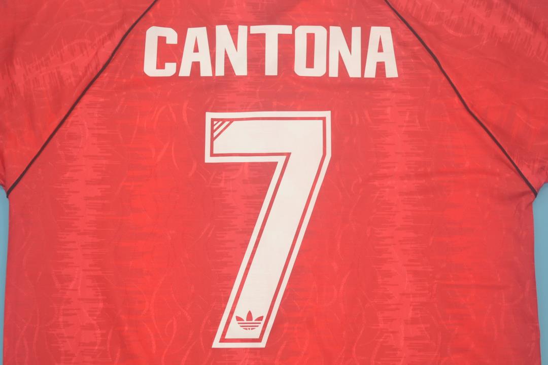 Camisa Manchester United Home 90/92 - Versão Retrô "Cantona" Nº 7