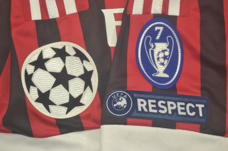Camisa Retrô Milan Home UCL Versão 11/12 "Ibrahimović" N°.11