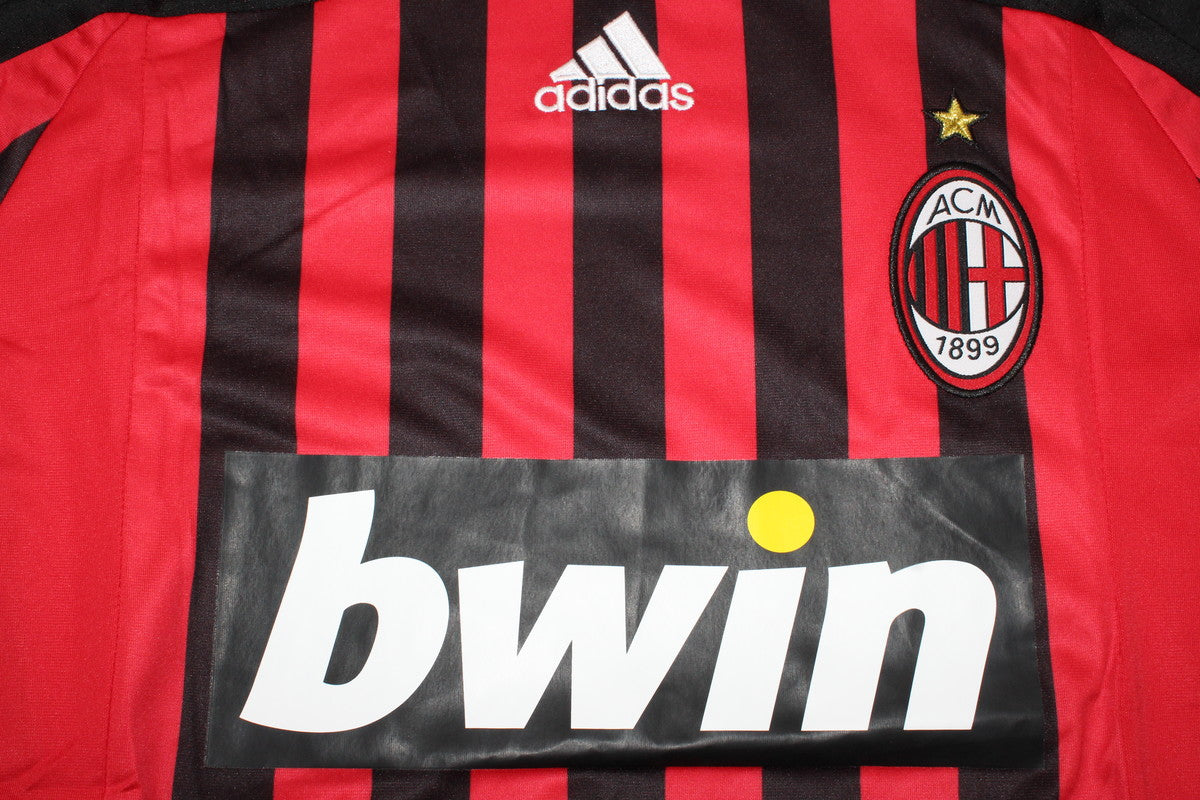 Camisa Milan Manga Longa Home 07/08 - Versão Retrô