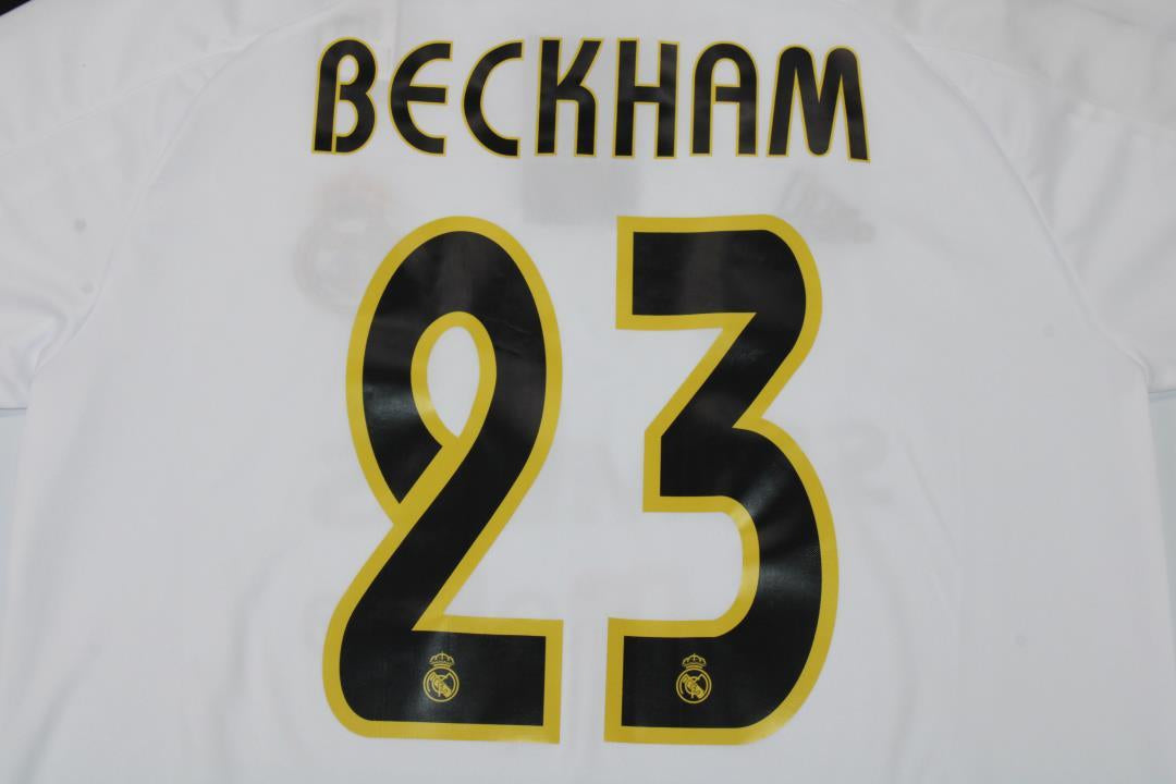 Camisa Real Madrid Home 03/04 - Versão Retrô "Beckham" Nº 23