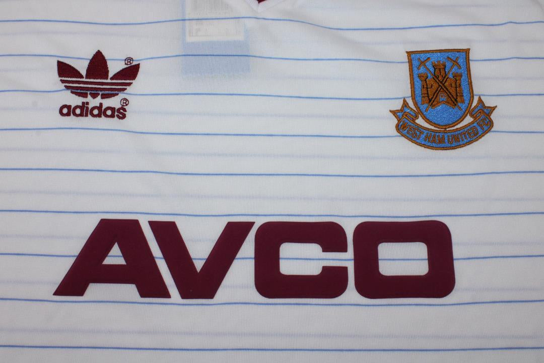 Camisa West Ham Away 1986 - Versão Retrô