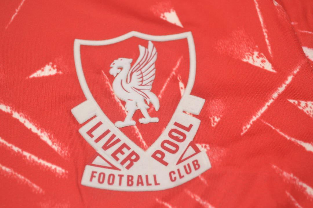 Camisa Liverpool Manga Longa Home 89/91 - Versão Retrô