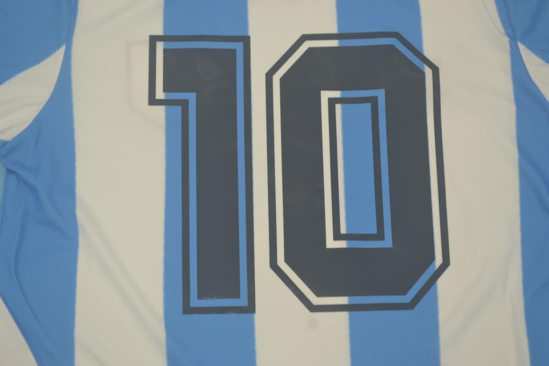 Camisa Argentina Manga Longa Home 1978 - Versão Retrô Nº 10