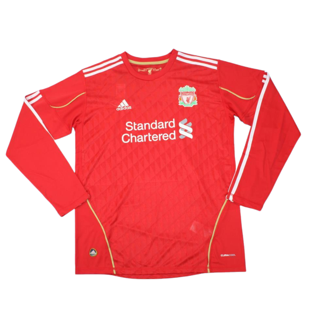 Camisa Liverpool Manga Longa 10/12 - Versão Retrô