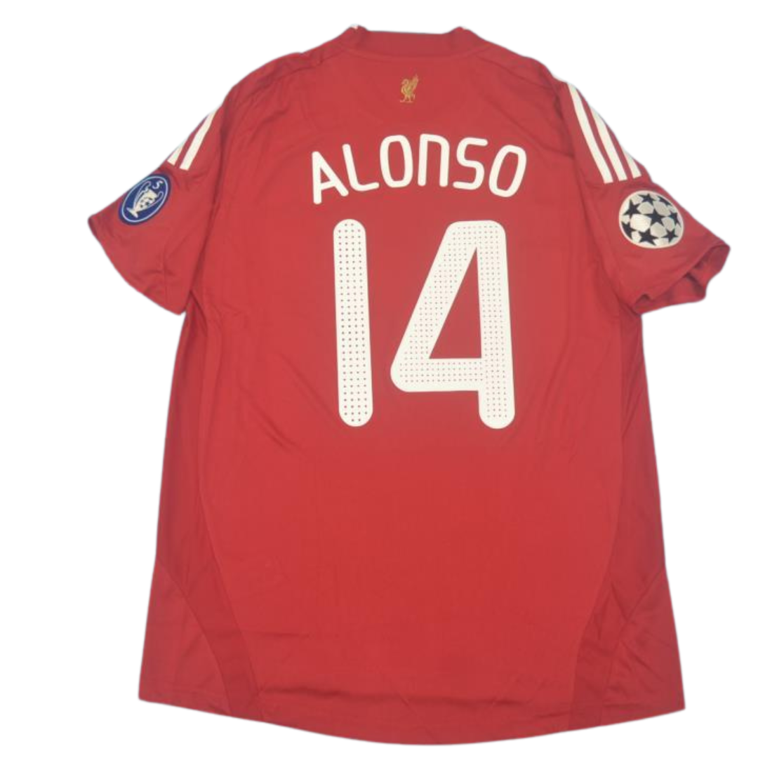 Camisa Liverpool Home 09/10 - Versão Retrô "Alonso" Nº 14