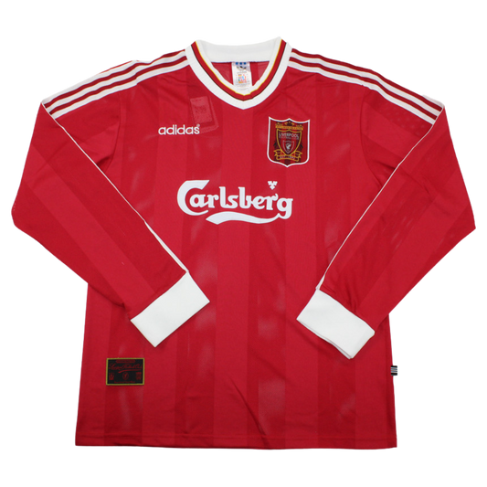 Camisa Liverpool Manga Longa Home 95/96 - Versão Retrô