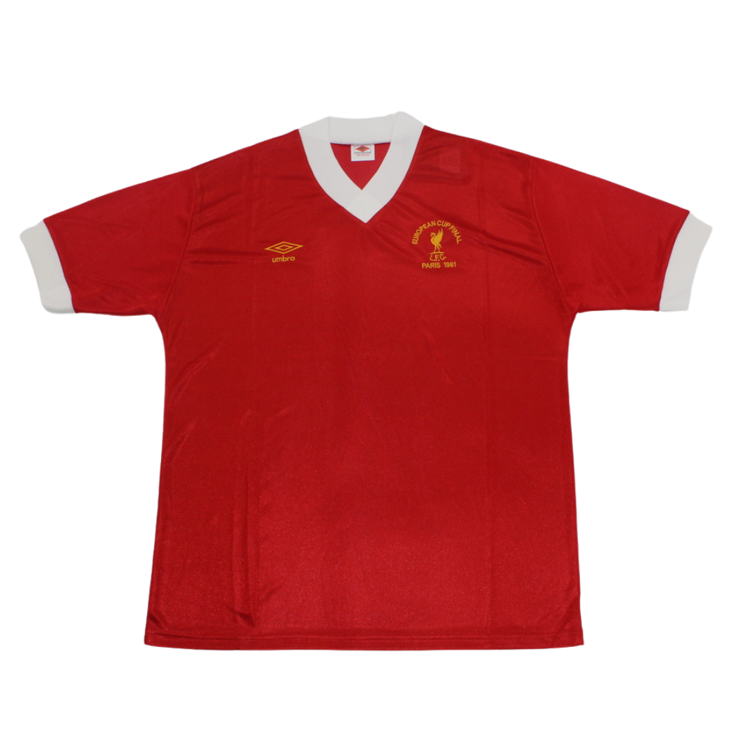 Camisa Liverpool Final UCL 1981 - Versão Retrô