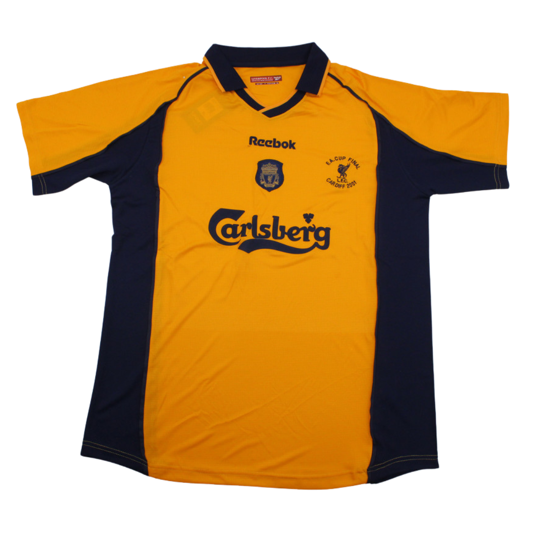 Camisa Liverpool EA Cup Final 00/01 - Versão Retrô