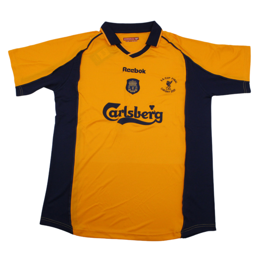 Camisa Liverpool EA Cup Final 00/01 - Versão Retrô