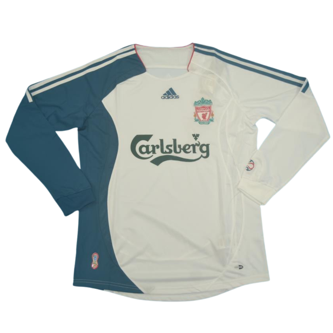 Camisa Liverpool Manga Longa Away 06/07 - Versão Retrô