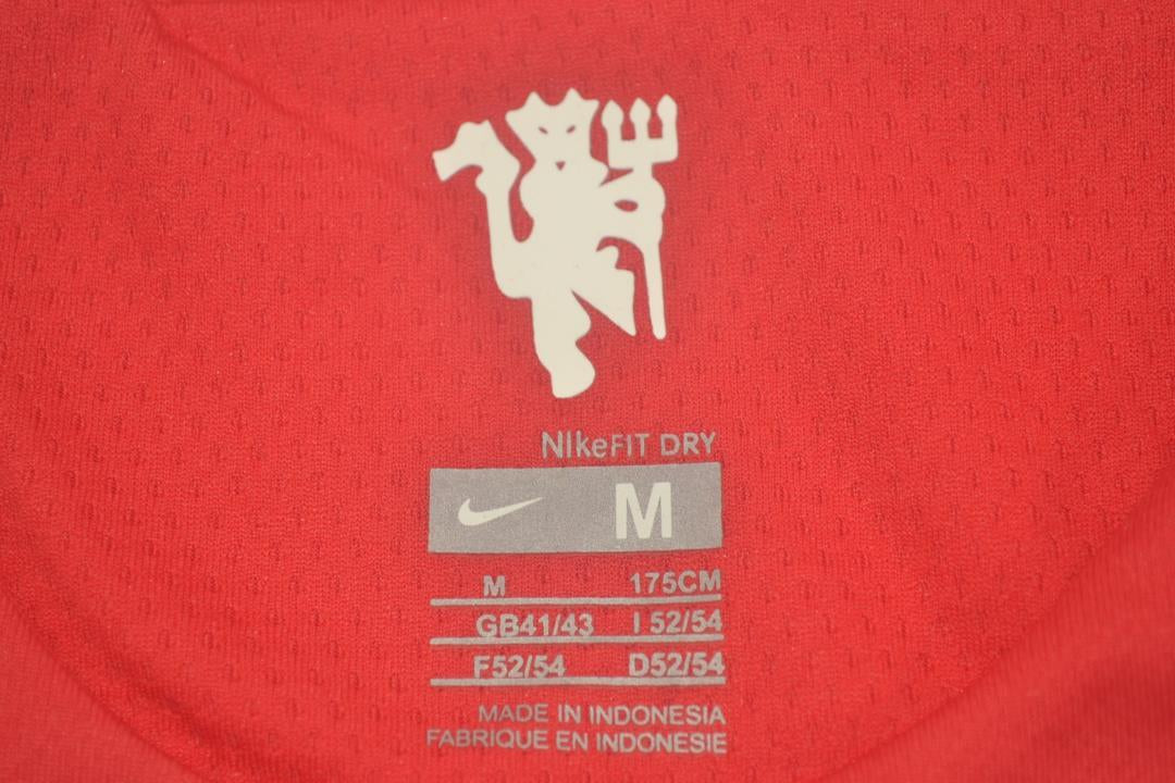 Camisa Manchester United Manga Longa Home 07/08 - Versão Retrô